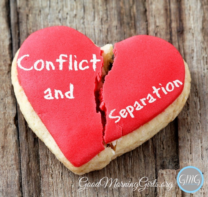 If you're in a conflict right now and find that you have to separate, find out how God can work through this situation in your life to bring about good. #Biblestudy #Genesis #WomensBibleStudy #GoodMorningGirls