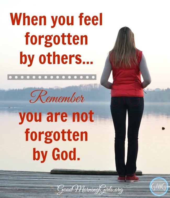 When you feel forgotten by those around you, remember that you are not forgotten by God. If you feel forgotten, this passage of the Bible is for you.  #Biblestudy #Genesis #WomensBibleStudy #GoodMorningGirls