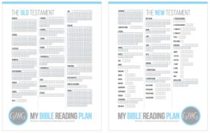 My Bible Reading Plan