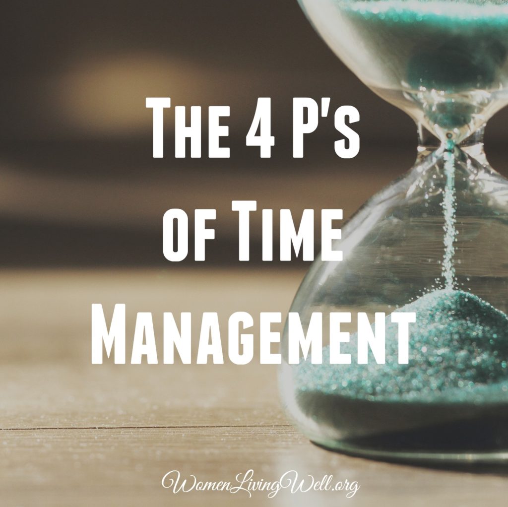 Life a series of seasons. Sometimes they change quickly, other times we wish they'd change faster. Here are 4 P's of time management from Ecclesiastes. #Biblestudy #Ecclesiastes #WomensBibleStudy #GoodMorningGirls