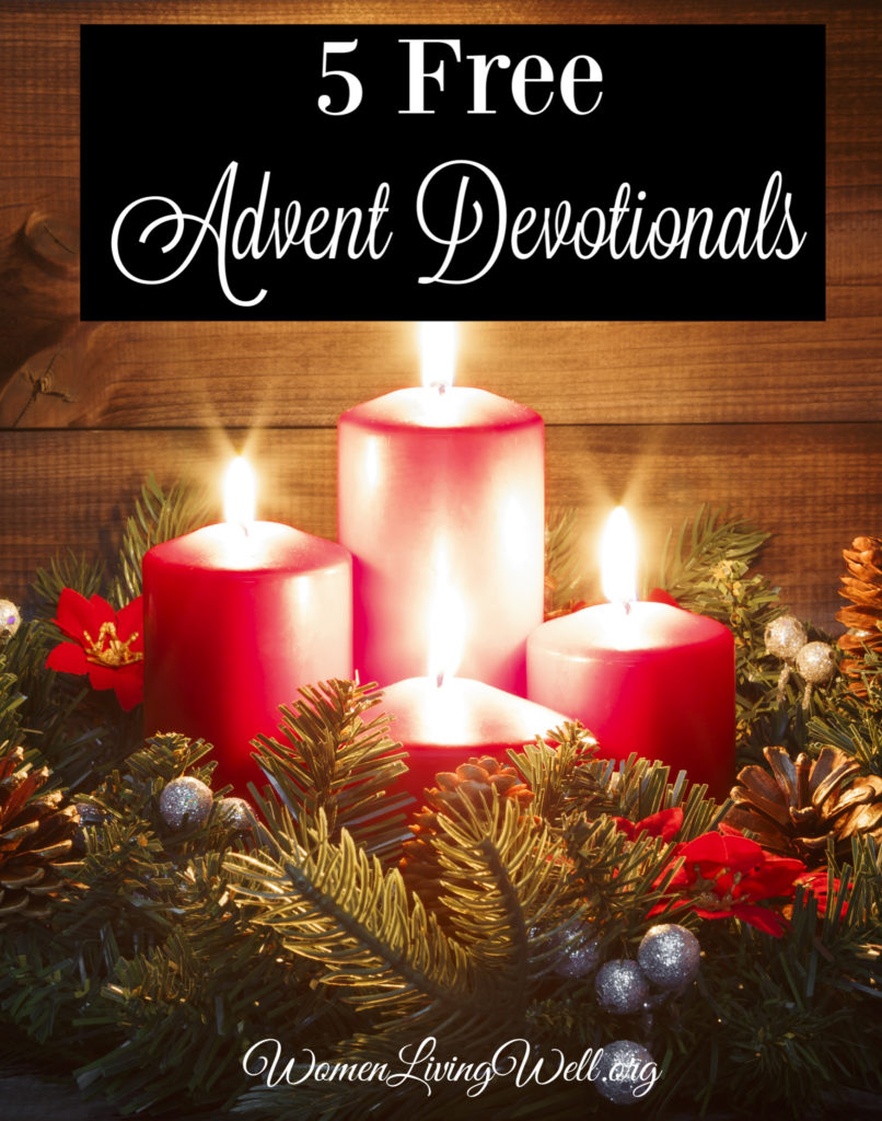 Make this Advent season extra meaningful with these five free Advent devotionals that will focus your heart on the Reason for the season. #Biblestudy #Advent #WomensBibleStudy #Christmas