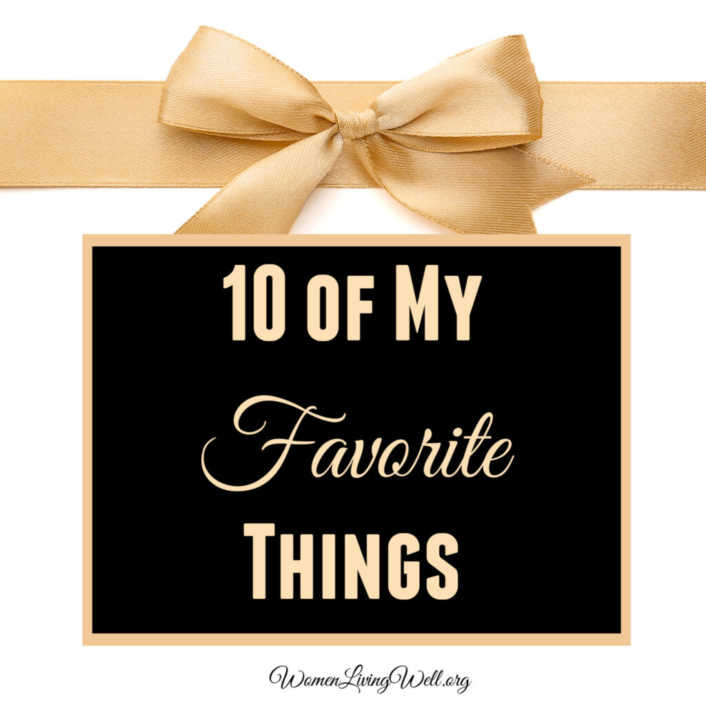 Most of my favorite things are things you can't buy; they are about family and home. But, here are 10 of my favorite things to buy a loved one in your life. #WomenLivingWell #Giftguide #bibles #cosmetics #macbookw