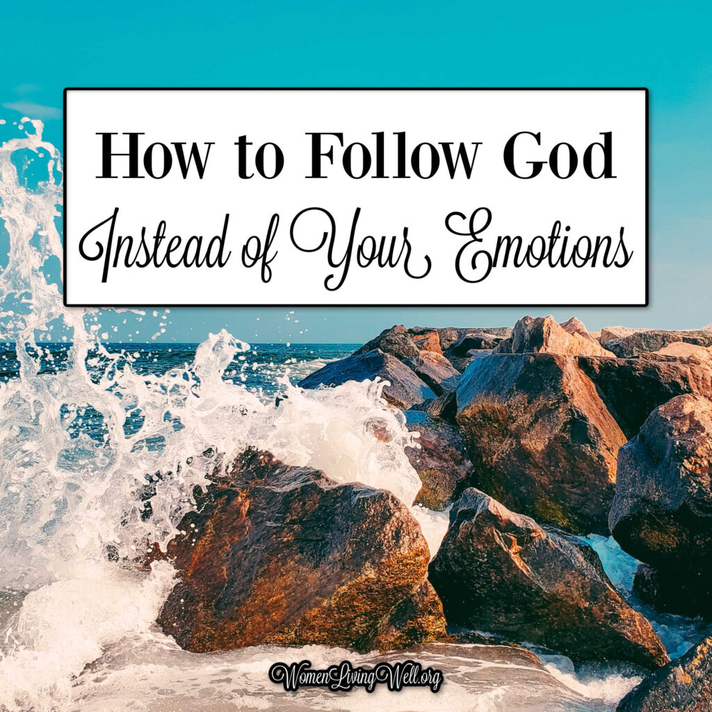 The Christian walk isn't always easy; even strong people of faith struggle, but David shows us how we can follow God instead of your emotions. #Biblestudy #Psalms #WomensBibleStudy #GoodMorningGirls