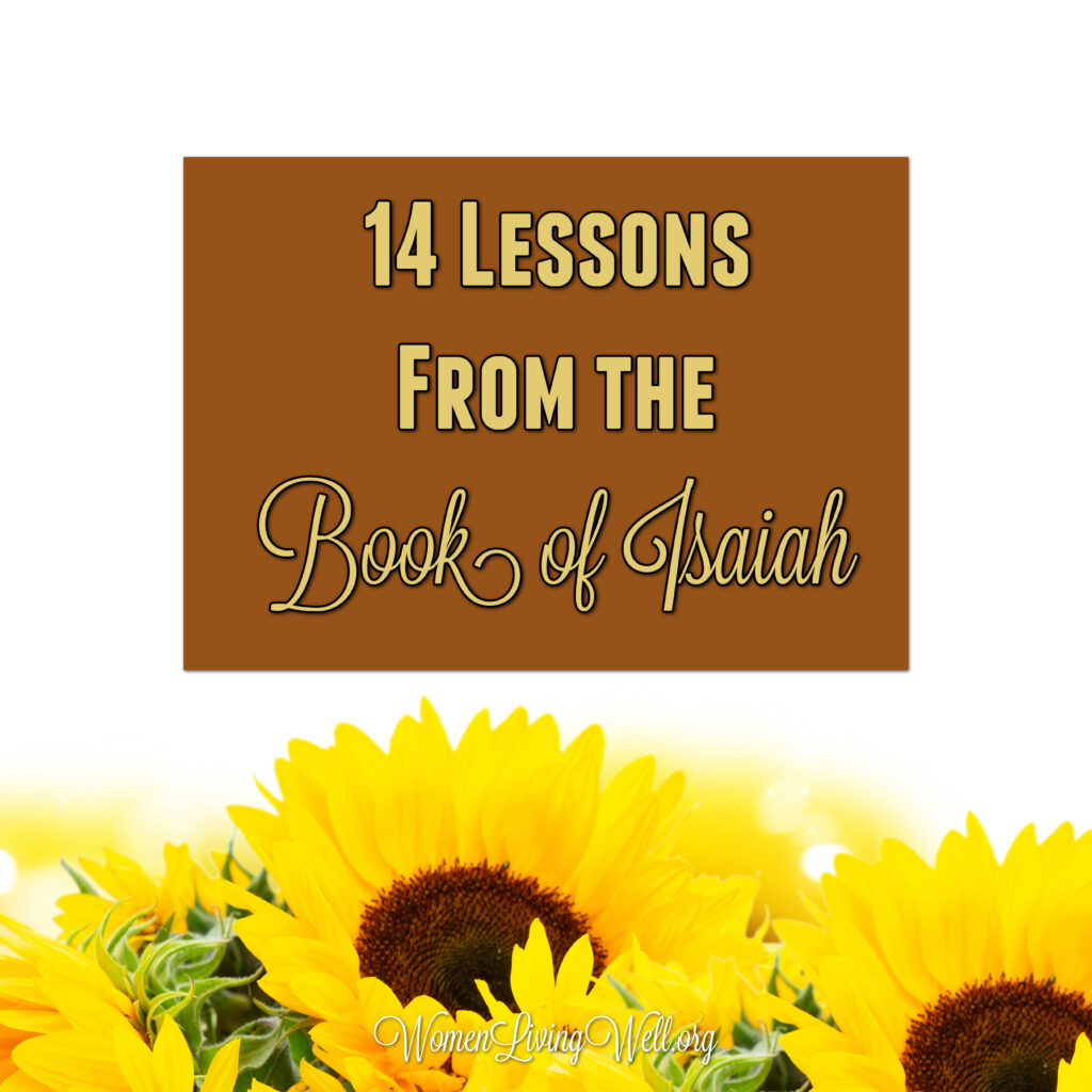 As we look back over our study through our 3-part study through the book of Isaiah, there are 14 lessons we can begin applying to our lives today. #Biblestudy #Isaiah #WomensBibleStudy #GoodMorningGirls