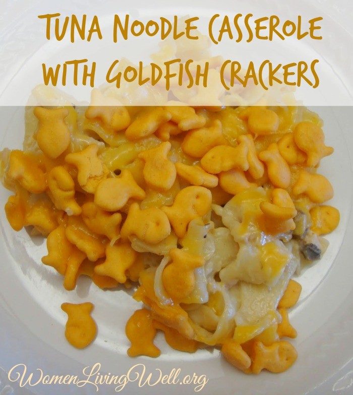 This is the very beset Tuna Noodle Casserole recipe we've ever tried. My kids love it and it only takes 8 minutes to put together. Win-win! #WomenLivingWell #easydinners #quickrecipes #kidfriendly