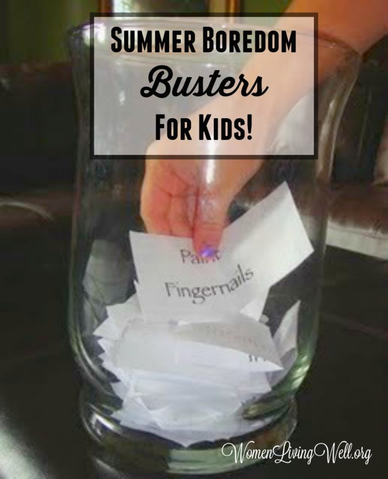 Summer Boredom Busters For Kids