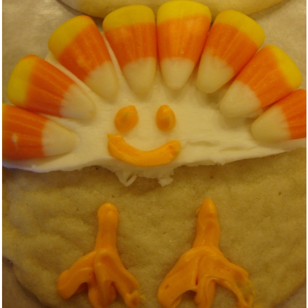 Simple Turkey Cookies