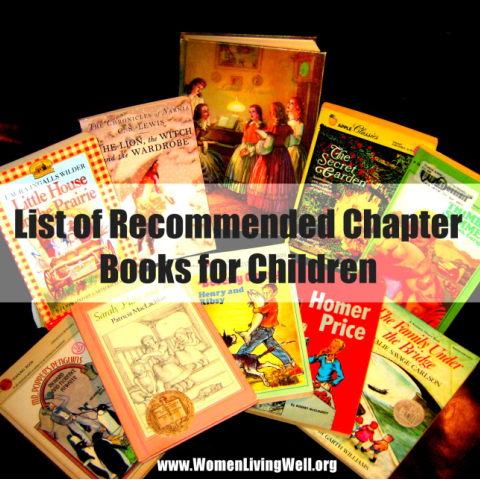 List of Recommended Chapter Books For Children