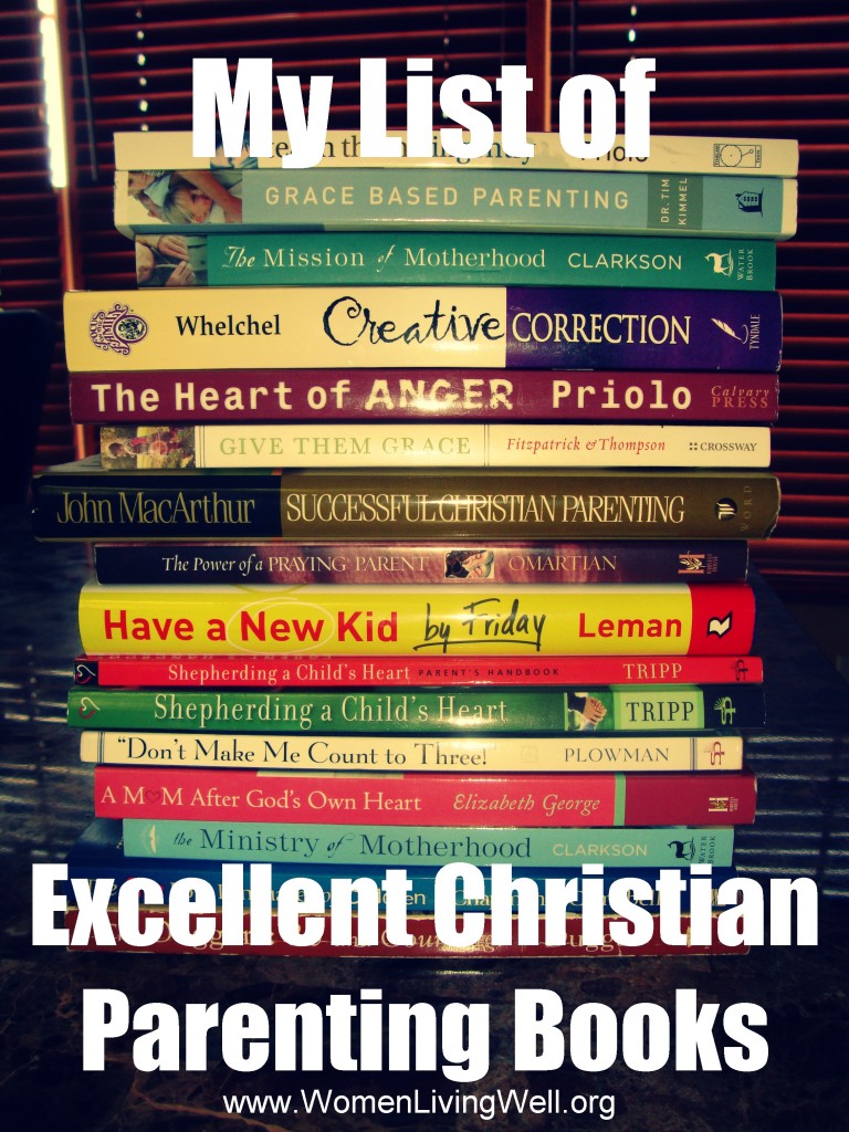 Parenting is one of the most difficult things we do. It is helpful to read from those who have been there. Here is my list of Christian parenting books. #Biblestudy #Momhacks #parenting #goodbooks
