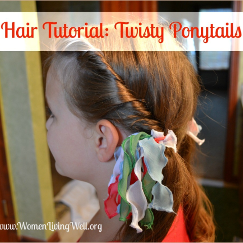Hair Tutorial: Twisty Ponytails & WLWW Link-Up Party!