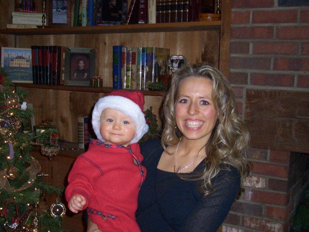 Alex baby at Christmas