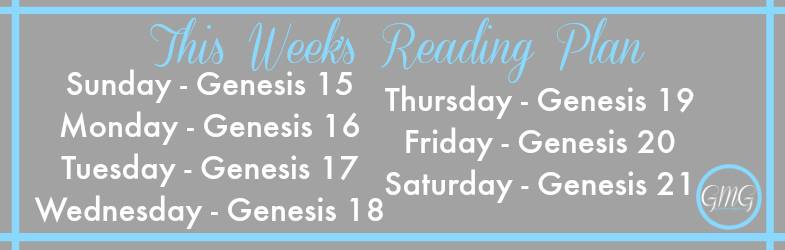 Genesis Reading Plan Week 3