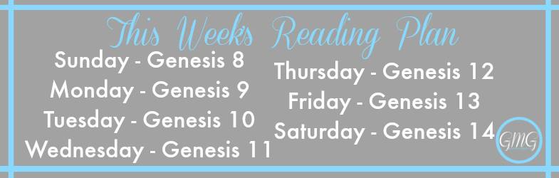 Genesis Reading Plan week 2