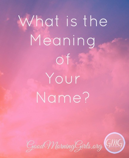 In the Bible we see that the meaning of a name was very significant to the identity and destiny of the person. Do you know the meaning of your name? #Biblestudy #Genesis #WomensBibleStudy #GoodMorningGirls