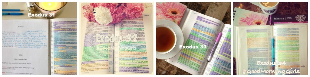 Exodus 31-24 Bible Coloring Collage
