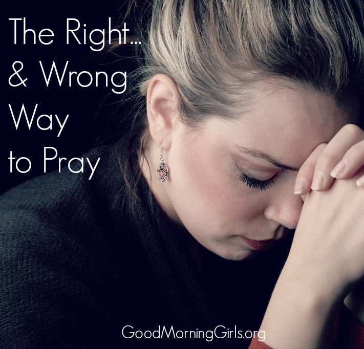 Jesus modeled and talked a lot about prayer in the Gospels. In the Gospel of Matthew, we see that there is a right and wrong way to pray. #Biblestudy #Matthew #WomensBibleStudy #GoodMorningGirls