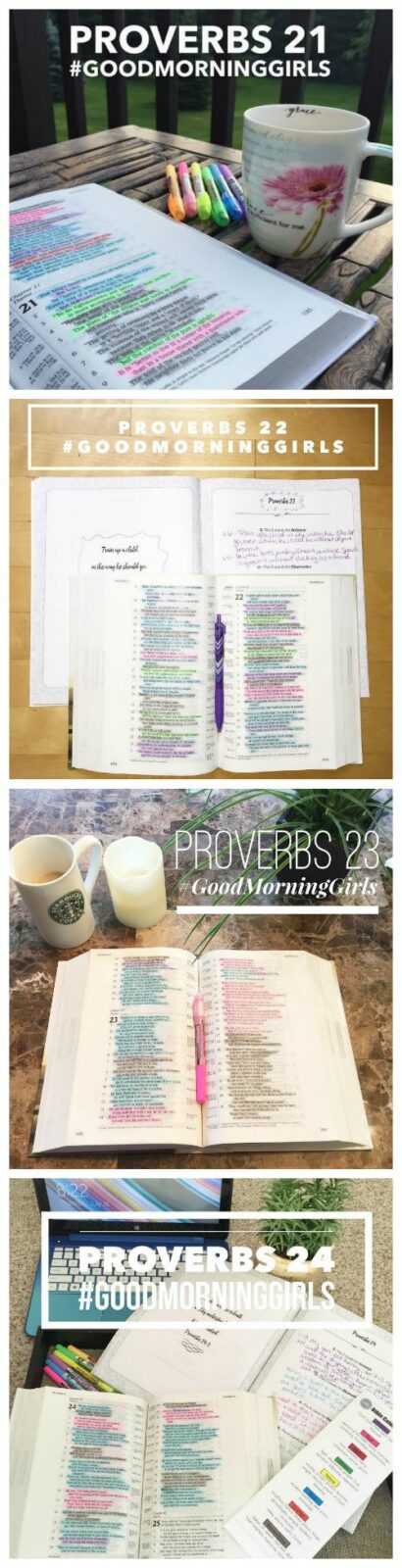 Proverbs 21-24 instagram collage