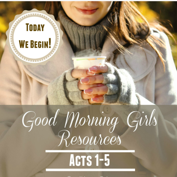 Today We Begin!  {Intro & Resources for Acts 1-5}