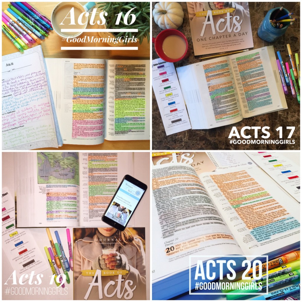 Acts 16-20 collage