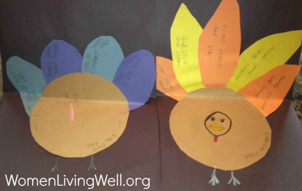 If you're looking for some creative ways to make Thanksgiving meaningful as a family, here are 10 creative and fun ways to count your blessings. #WomenLivingWell #thanksgiving #parentingtips #givingthanks