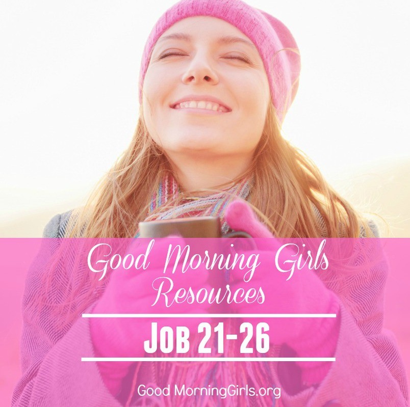 Join Good Morning Girls as we read through the Bible cover to cover one chapter a day. Here are the resources you need to study the Book of Job. #Biblestudy #Job #WomensBibleStudy #GoodMorningGirls