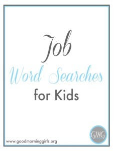 Job Word Searches for Kids