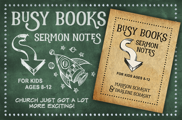 Busy Books Sermon Notes for Kids