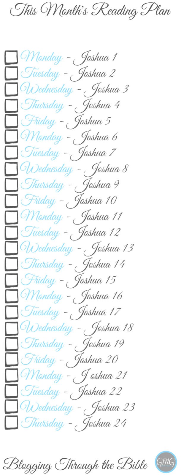 Good Morning Girls Resources for the Book of Joshua - Women Living Well
