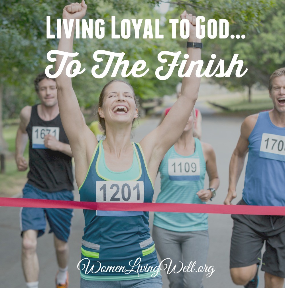 When trials press in and spiritual battles rage on, doubt can start creeping in. Here's how to continue live loyal to God to the finish. #Biblestudy #James #WomensBibleStudy #GoodMorningGirls