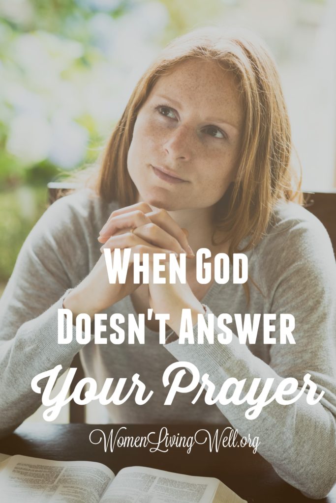 When God doesn't answer prayer, sometimes we get disillusioned, discouraged, or angry. But here is what you should do when God doesn't answer your prayer. #Biblestudy #Judges #WomensBibleStudy #GoodMorningGirls