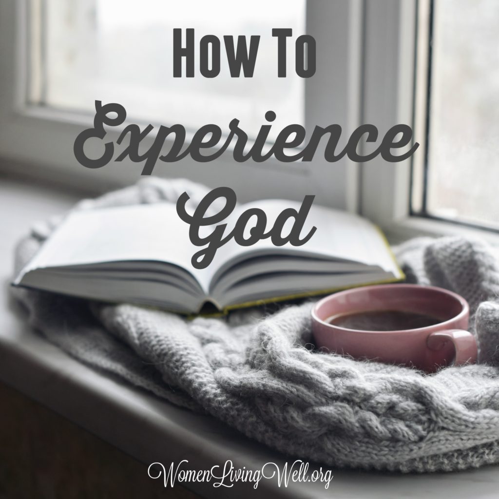 You don't have to go to a special meeting or a women's retreat to experience God. You can experience God wherever you are every single day.  #Biblestudy #Romans #WomensBibleStudy #GoodMorningGirls