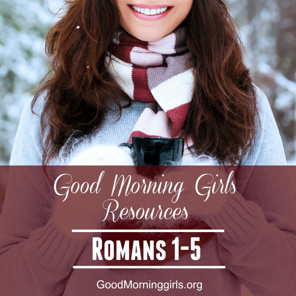 Join Good Morning Girls as we read through the Bible cover to cover one chapter a day. Here are the resources you need to study the book of Romans #Biblestudy #Romans #WomensBibleStudy #GoodMorningGirls
