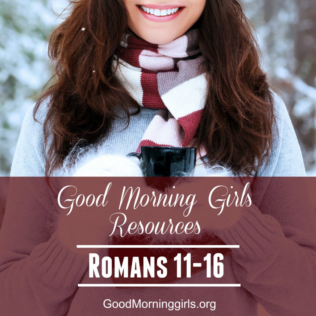Join Good Morning Girls as we read through the Bible cover to cover one chapter a day. Here are the resources you need to study the book of Romans #Biblestudy #Romans #WomensBibleStudy #GoodMorningGirls