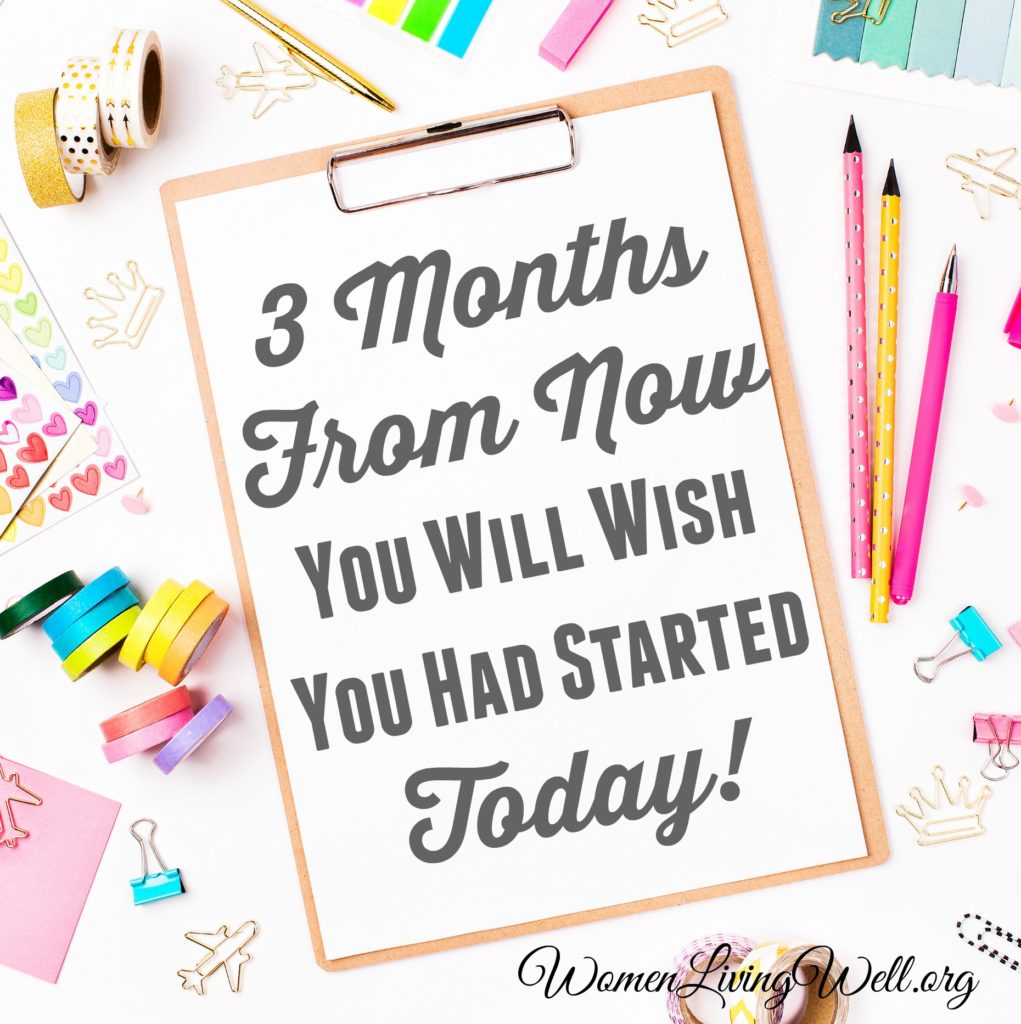 Your life will not change on its own - you must decide to make a change. 3 months from now, you will wish you had started today to make a change. #WomenLivingWell #Habittrackers #bulletjournal