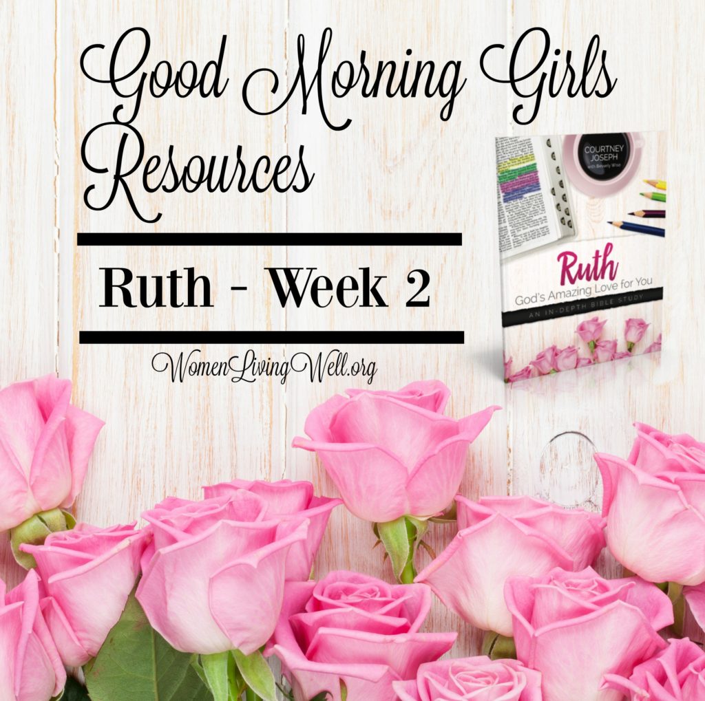 Join Good Morning Girls as we read through the Bible cover to cover one chapter a day. Here are the resources you need to study the book of Ruth. #Biblestudy #Ruth #WomensBibleStudy #GoodMorningGirls