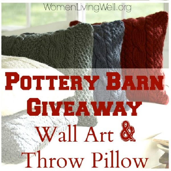 The Winner of the Pottery Barn Giveaway is…
