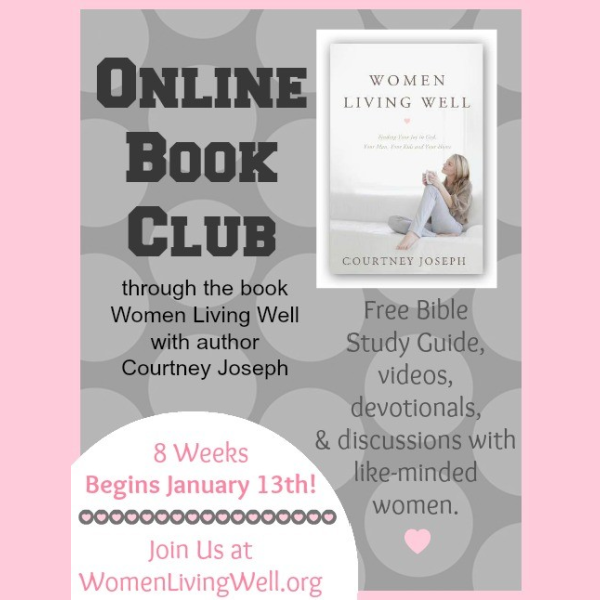 The Women Living Well Book Club begins January 13th!