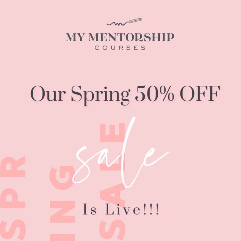 The 50% Off Sale is Live!