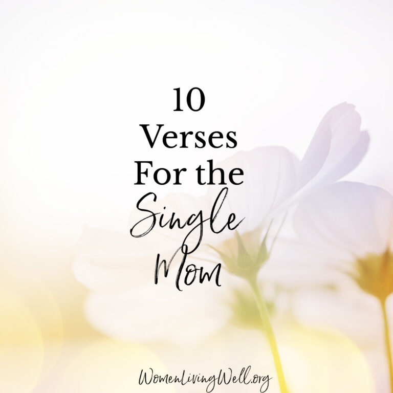 10 Verses For the Single Mom