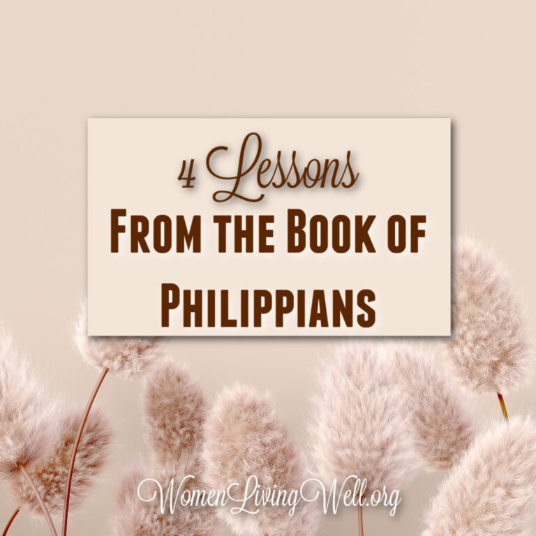 4 Lessons from The Book of Philippians