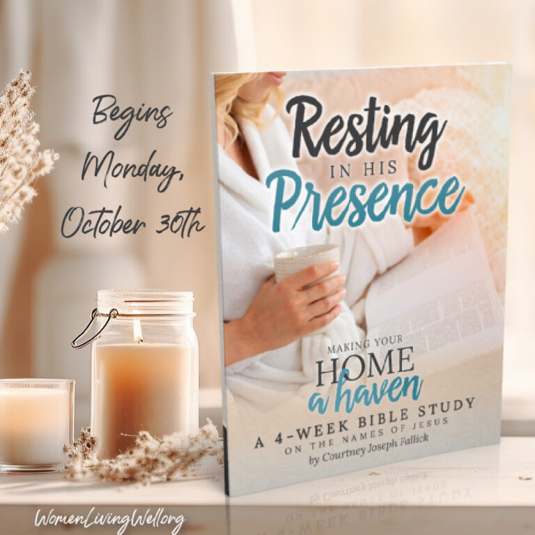 Resting In His Presence Bible Study Resources