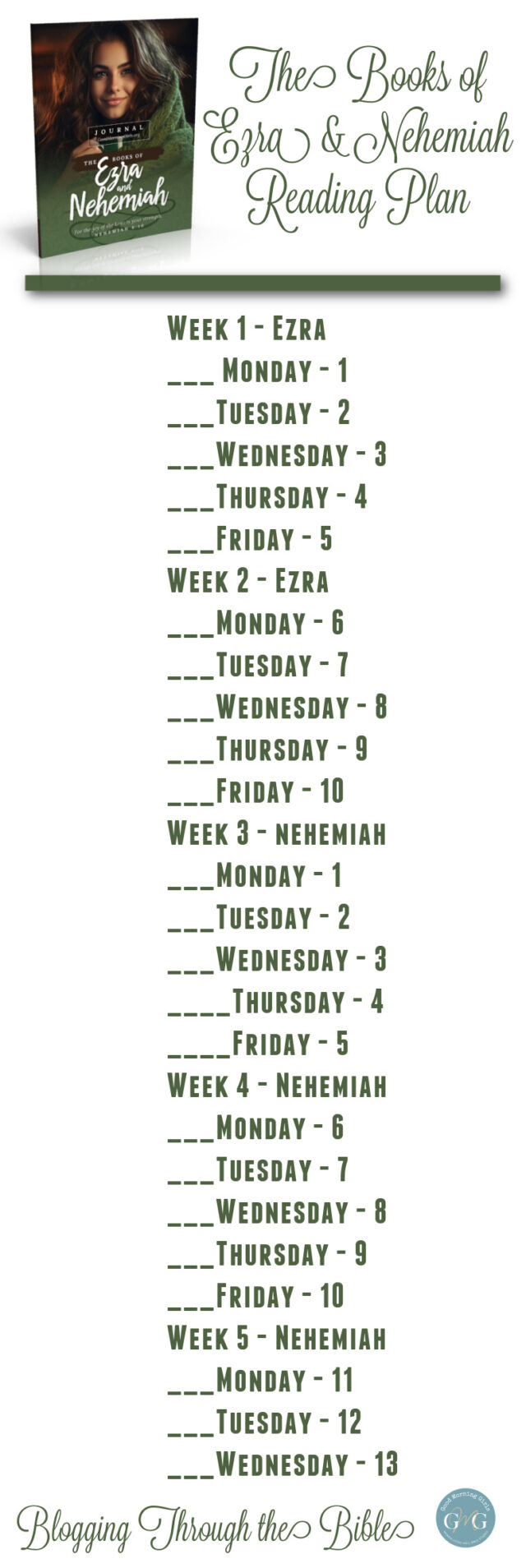 Good Morning Girls Resources for the Books of Ezra and Nehemiah - Women ...
