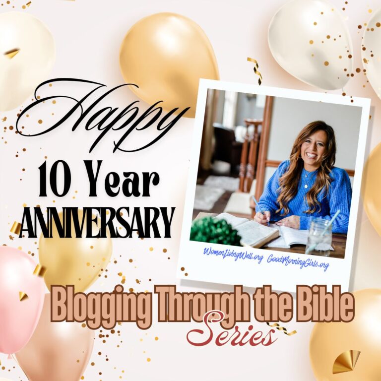 Happy 10 Year Anniversary to the Blogging Through the Bible Series!
