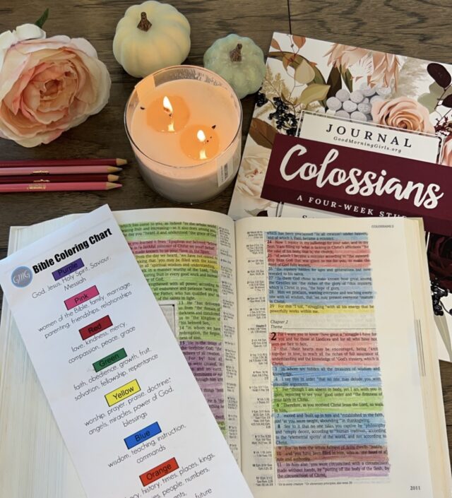 Good Morning Girls Resources (Colossians 3) - Women Living Well