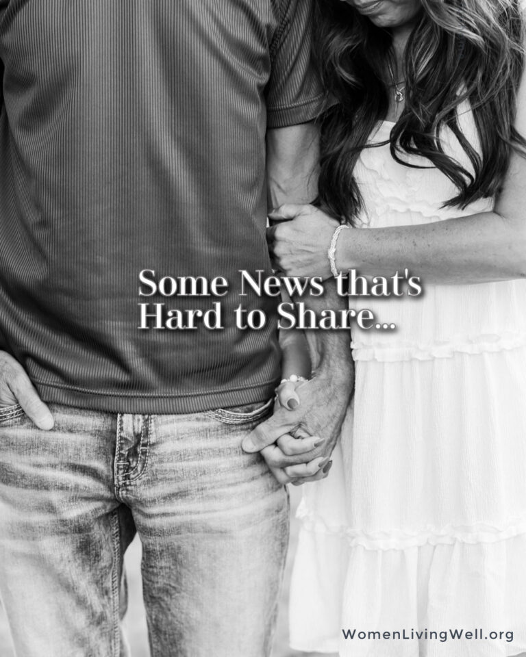 Some News that’s Hard to Share…