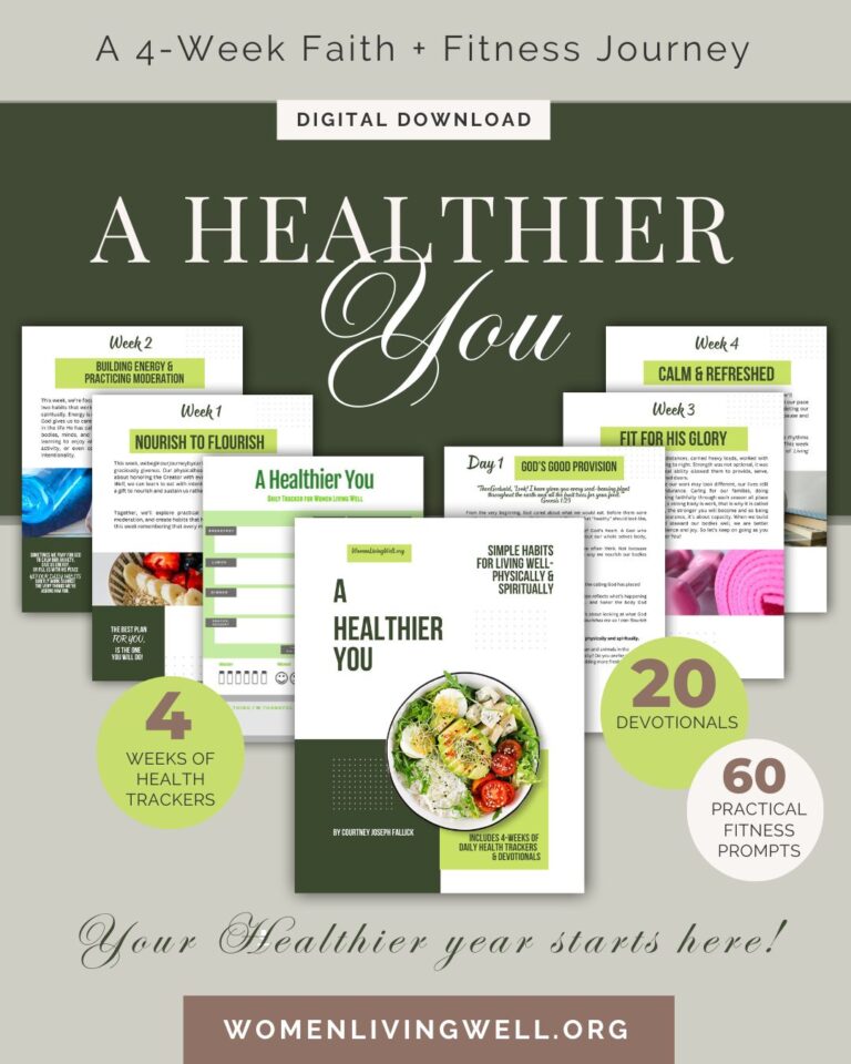 ✨ NEW RELEASE! A Healthier You: Simple Habits for Living Well Physically & Spiritually ✨