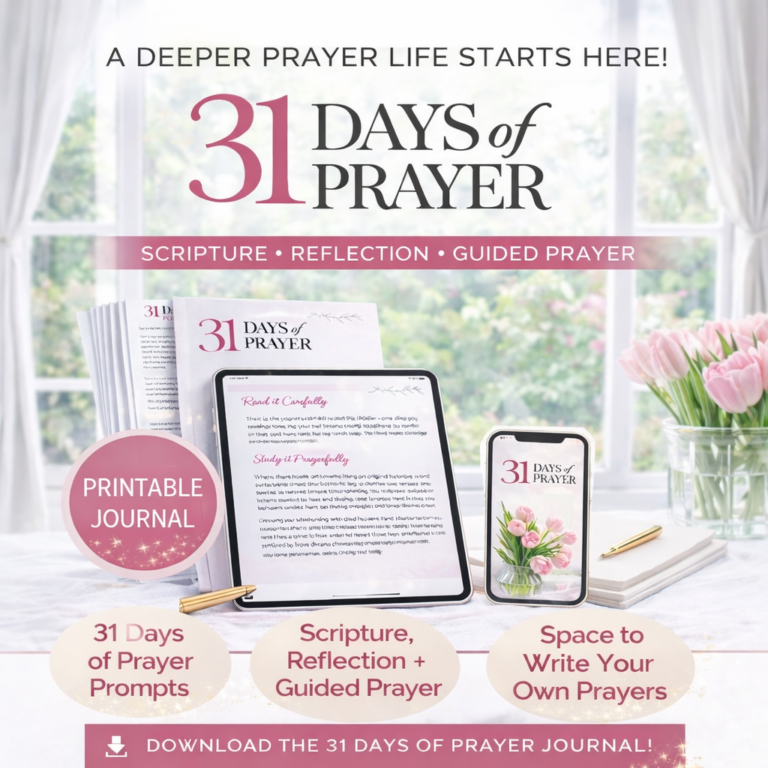 One Week Until We Begin 💛 Join Us for 31 Days of Prayer 🙏