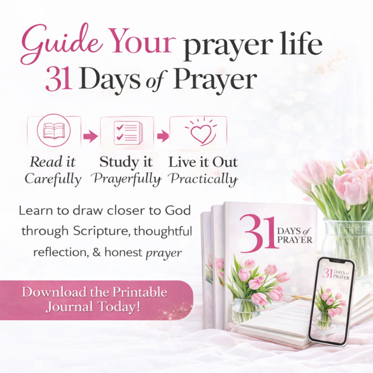 🙏 “Draw Near to God…”  A 31-Day Invitation